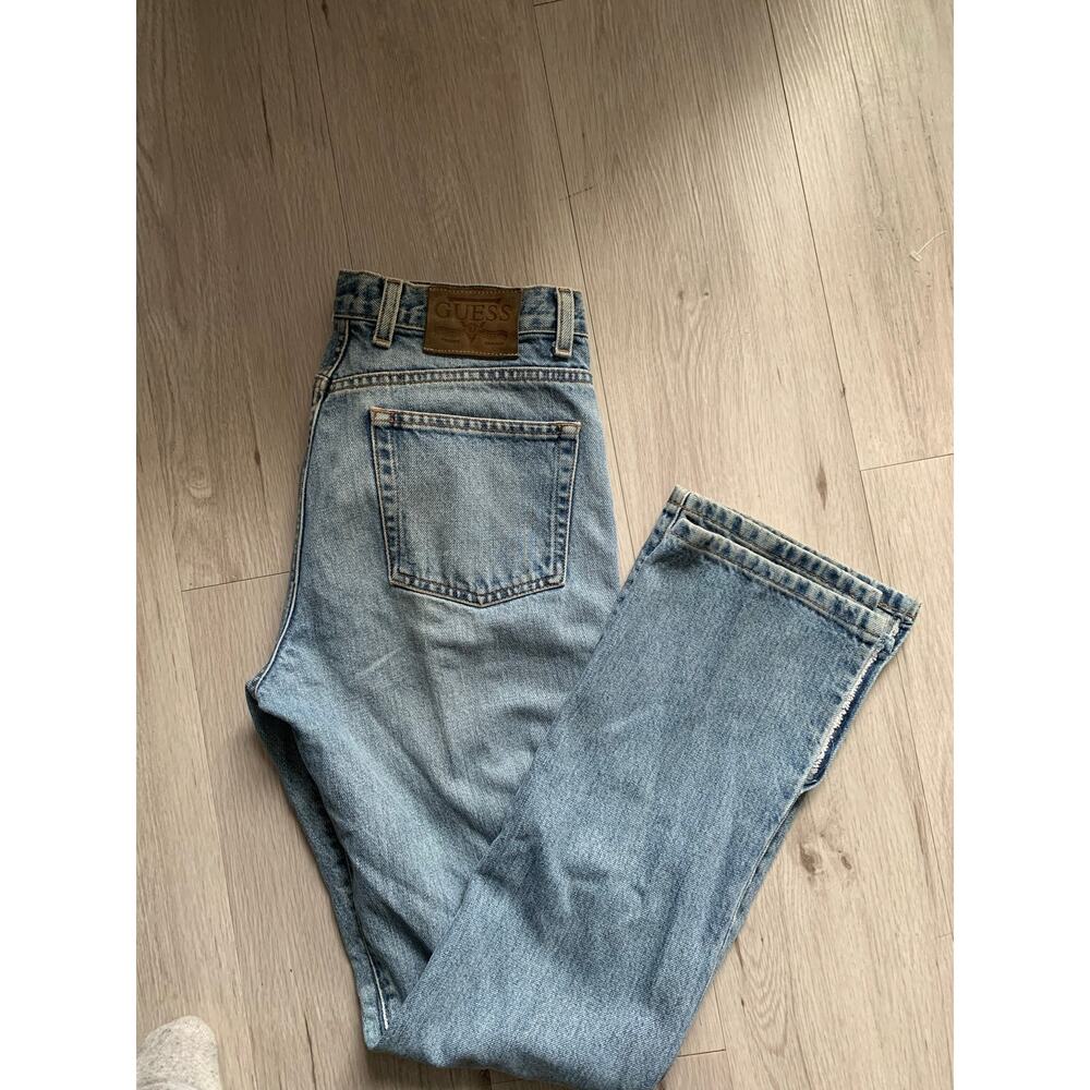 Vintage Guess Flare Leg Jeans Size 6/8 - Picture 4 of 7